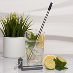 UBS Travel Stainless Steel Straw-Space Grey