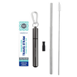 UBS Travel Stainless Steel Straw-Space Grey