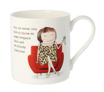 MCL Rosie Made A Thing Mug-Bloody Fabulous Leopard Print