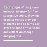 CBK MOMS One Line A Day 5YR Memory Journal