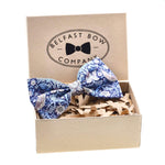 Belfast Bow Co Handmade Liberty Of London Bow Tie-Blue
