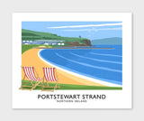 James Kelly Print-Portstewart Strand