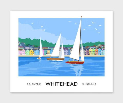 James Kelly Print-Whitehead Seafront