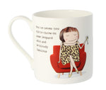 MCL Rosie Made A Thing Mug-Bloody Fabulous Leopard Print