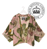 One Hundred Stars & Kew RBG Passion Flower Kimono-Pink