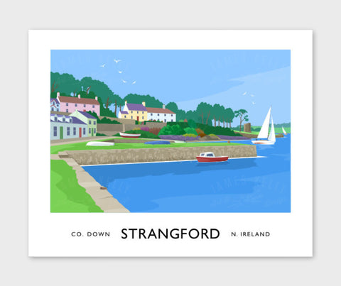 James Kelly Print-Strangford Harbour