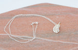 PM Sterling Silver Feather Necklace