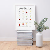 EVL Gin Cocktails Poster