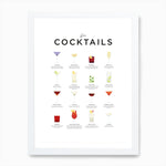 EVL Gin Cocktails Poster