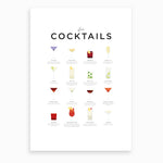 EVL Gin Cocktails Poster