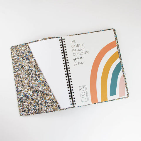 LIGA Beach Clean A5 Notebook