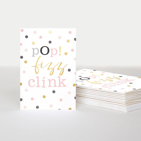 CG Notecard Pack - Pop Fizz Clink