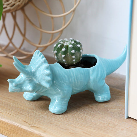 LA Dinosaur Planter - Triceratops