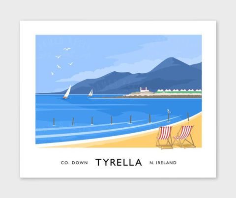 James Kelly Print - Tyrella Beach